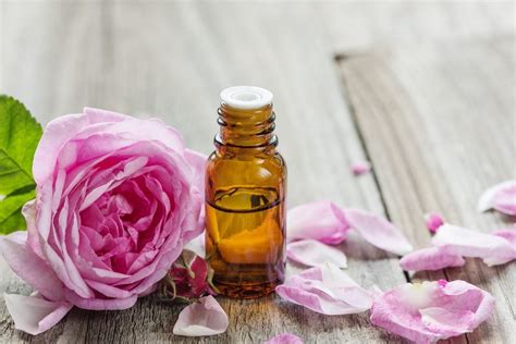 Conventional production of rose oil extracted from flowers is performed in two steps. The first step consists of solvent extraction, which yields an intermediate product called ‘rose concrete’. It is mainly composed of fragrance-related substances, but also contains large quantities of paraffins, fatty acids, fatty acid methyl esters, di ...